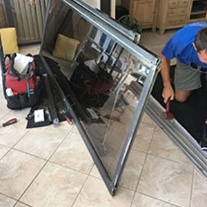 sliding glass door frame repair Foster City
